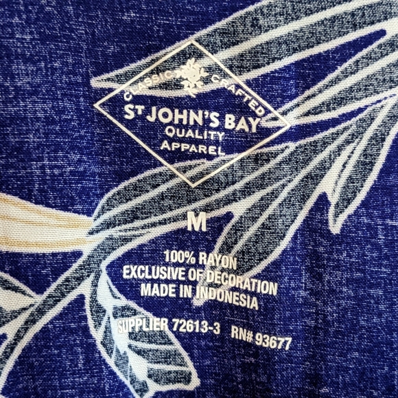 St. John's Bay Medium Floral Bright Beautifully Colored Boho Top Blouse 😎 - Picture 4 of 9